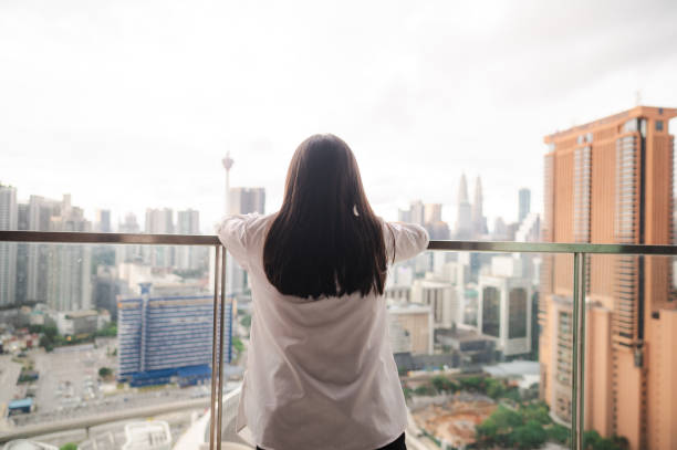 istock Gazing at the Skyline: A Peaceful View from Above 2196203209