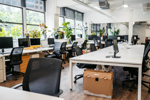 istock Empty Business Office During The Day In Sydney In Australia 2196204565