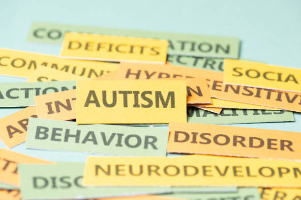 istock ASD autism neurodevelopmental spectrum disorder, deficits in social communication and interaction, brain with impairment, hypersensitivity and abnormalities 2196207585