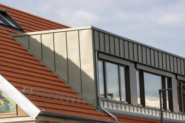 istock Large dormer window on a new tiled roof 2196216838