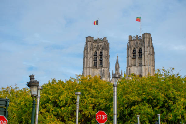 The Cathedral of St. Michael and St. Gudula, usually shortened to the Cathedral of St. Gudula or St. Gudula by locals, is a medieval Catholic cathedral in central Brussels, Belgium.