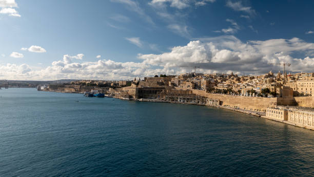 istock Aerial image in Malta during winter holidays. 2196221424