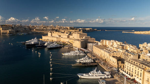 istock Aerial image in Malta during winter holidays. 2196221498