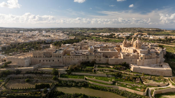 istock Aerial image in Malta during winter holidays. 2196221616