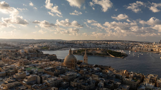 istock Aerial image in Malta during winter holidays. 2196222424