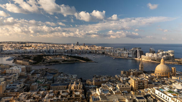 istock Aerial image in Malta during winter holidays. 2196222501