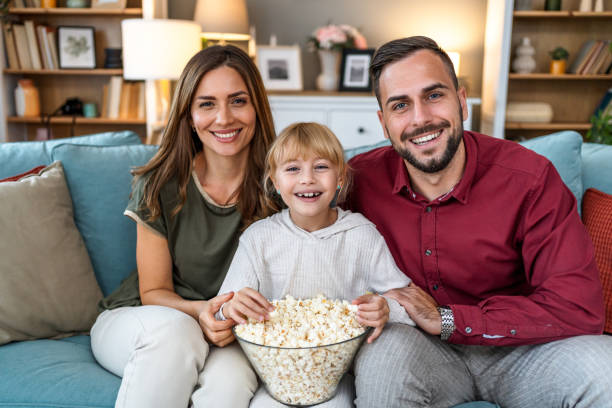 istock Young family at home 2196223934