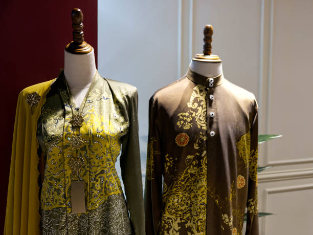 istock Elegant and traditional Malaysian wedding clothes 2196227540