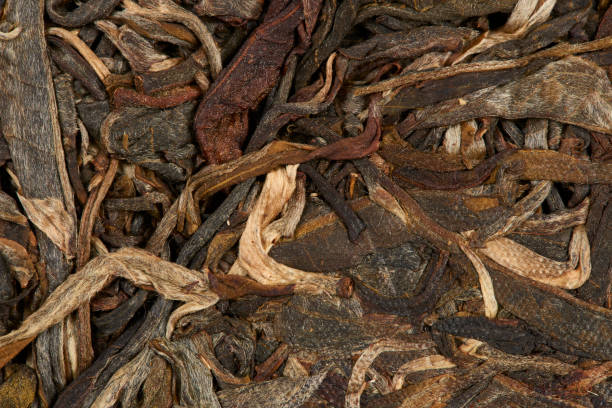 istock Chinese dark tea isolated on white background. 2196227870