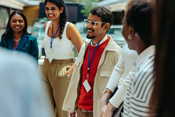 istock Friendly informal corporate meeting with diverse team 2196229630