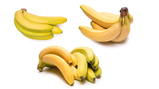 istock A bunch of bananas isolated on white background. 2196230401