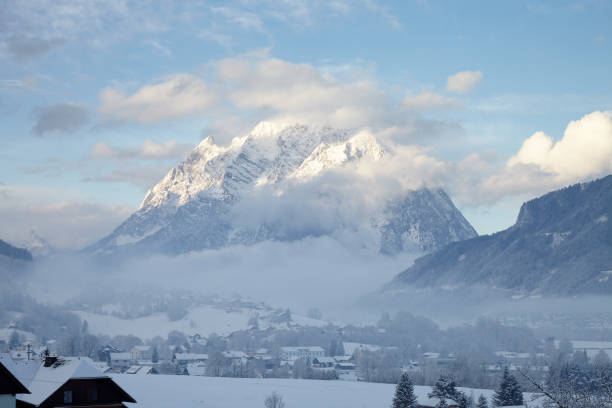 istock Snow-capped mountain 