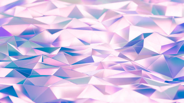 istock Abstract Futuristic Technology Background with Geometric Transparent Layer and Neon Lights 2196235844
