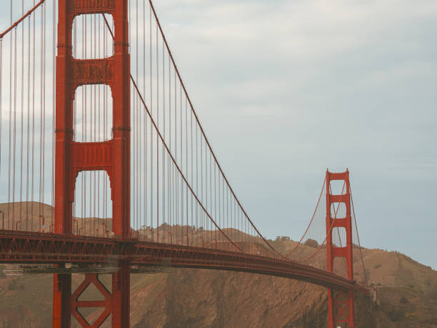 The Golden Gate Bridge in San Francisco California on January, 25th, 2025