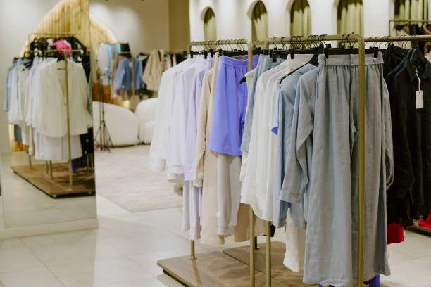 istock New Collection Hung on Hangers in Mall 2196239849