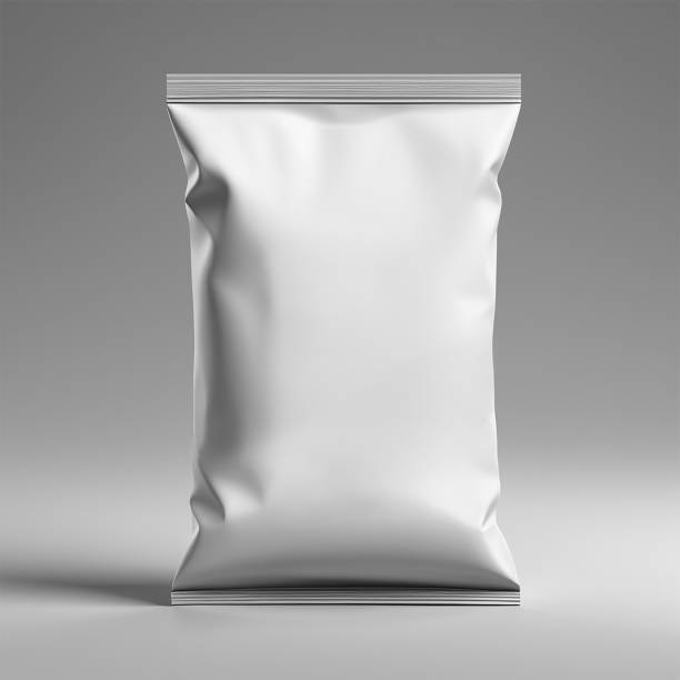 istock Standing Chips Packaging Mockup Image, Chips Packed Mockup, Product Mockup, Pouch Mockup, 3d illustration 2196241319