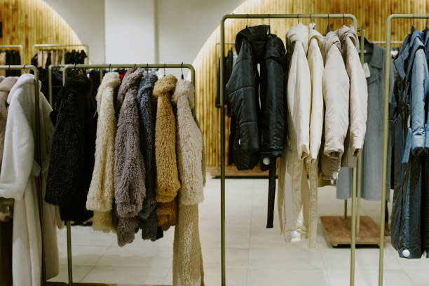 istock Winter Collection of Jackets Presented in Store 2196241446