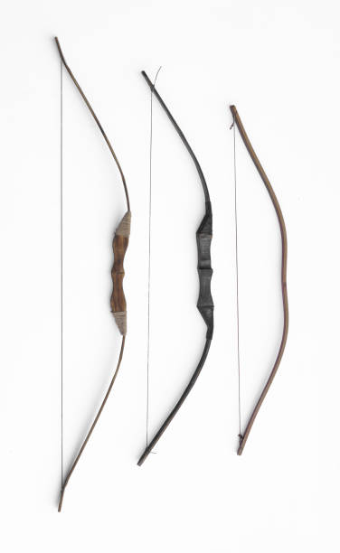 istock medieval wooden bows isolated on white background 2196243968