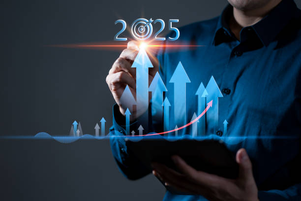 istock Next year business plan and economic future planning to achieve the goals 2196243986