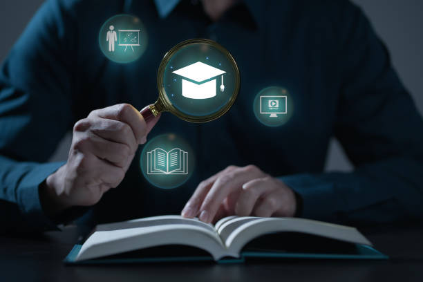 istock Young woman, a university student, studying online. 2196243992