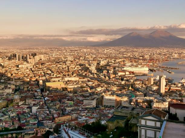istock Aerial view of Naples, Italy 2196246106