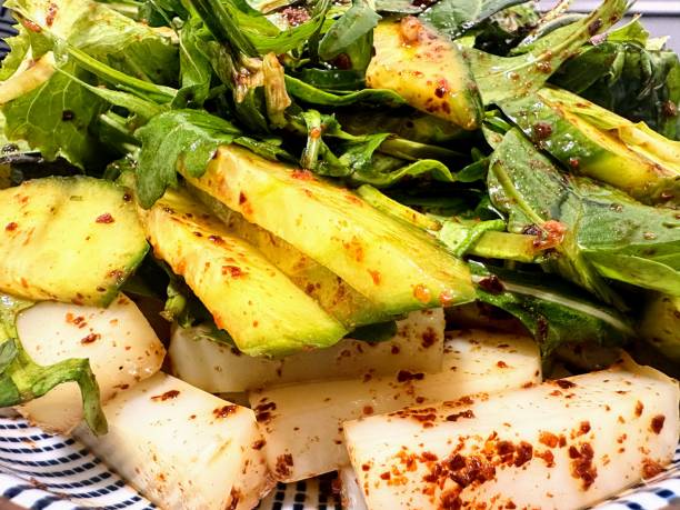 Korean food - Dotorimuk (acorn jelly) salad