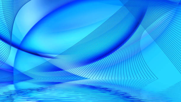 istock Swirling waves of blue water and light create a serene underwater tapestry in a tranquil abstract design 2196251836