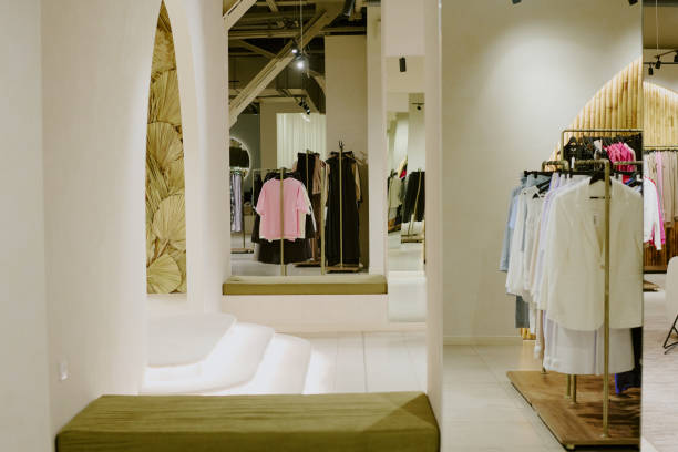 istock Luxurious Boutique of Female Clothes 2196252580