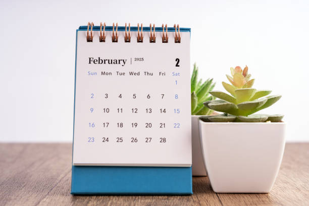 istock February 2025 desk calendar 2196253596