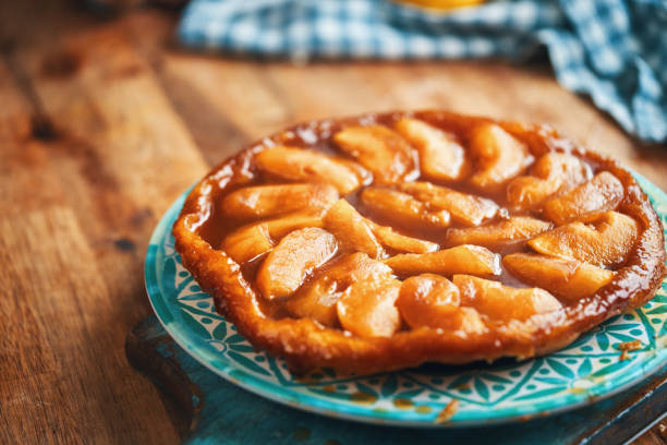 Apple pie isolated on white background.  Please see my portfolio for other food related images.