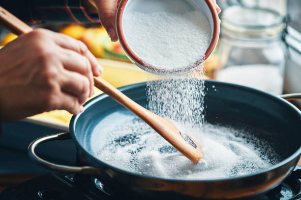 istock Preparing Tarte Tatin with Caramelized Apples in Domestic Kitchen 2196256243