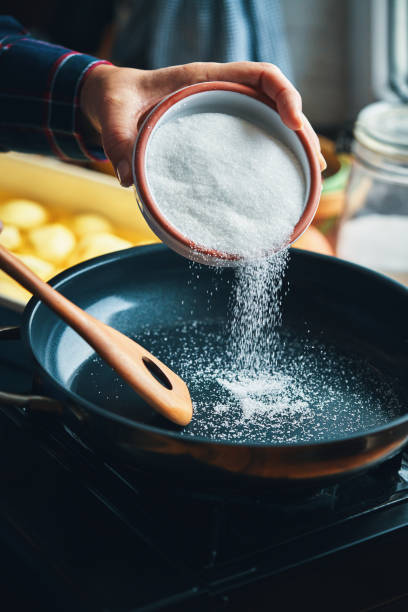 istock Preparing Tarte Tatin with Caramelized Apples in Domestic Kitchen 2196256249