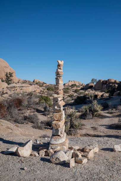 rock totem in Josua Tree National Park