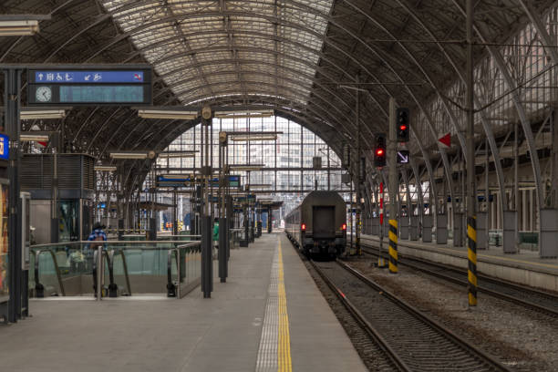 istock Grey cloudy cold day in capital in main station in Prague CZ 01 26 2025 2196258571