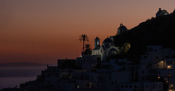 istock Sunset over Ios greek island 2196258632