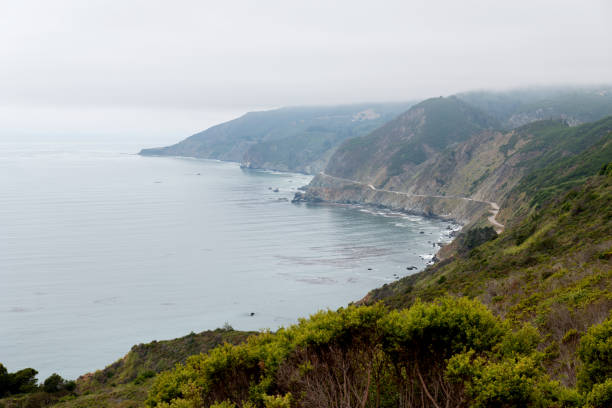 Big Sur Coastline in the fog