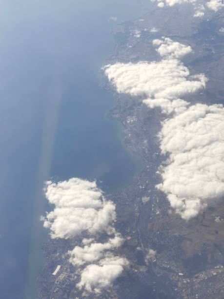 Aerial view of the Alps