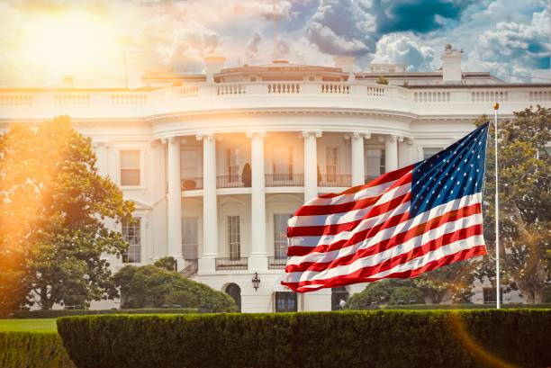 The White House on a Sunny Day