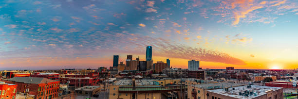 Oklahoma City Skyline at Sunset