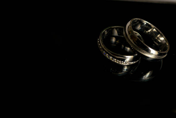 istock Photo of wedding rings 2196279199