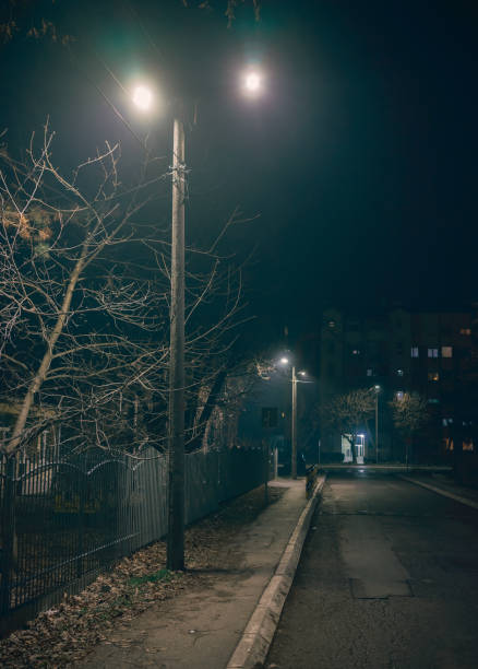 istock Balkan street at night 2196280189