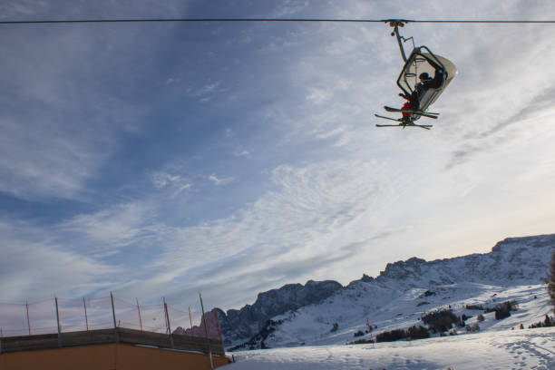 Landscape scenery at Siuci Alps in Ortisei Val Gardena , Dolomites