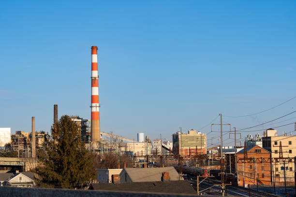 istock Power generation industry in the city area 2196284035