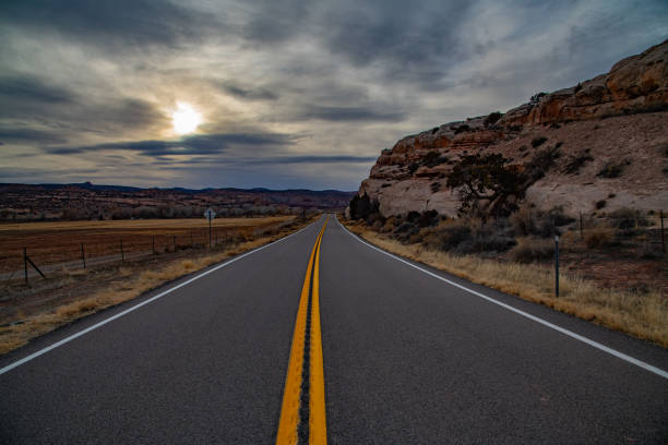 istock Utah Interstate roadside view in western USA, North America 2196284127