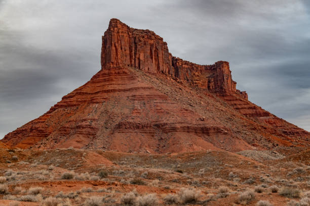 Utah Interstate roadside view in western USA, North America