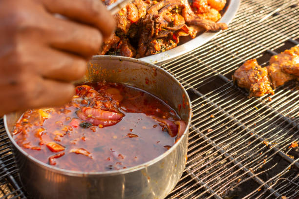 istock Homemade Red Sauce Simmering 2196303308