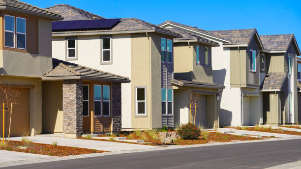 istock Newly built detached single family homes 2196308297