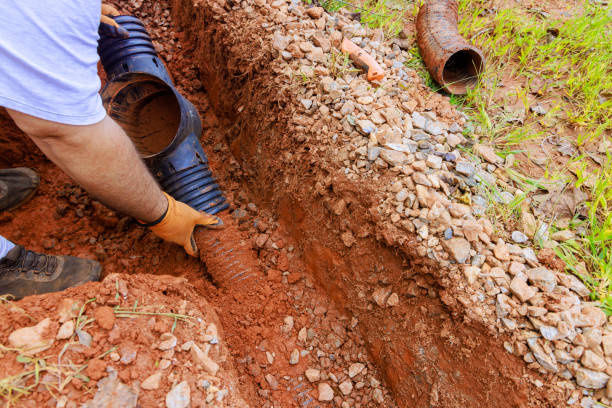 istock Damaged drainage system for collecting rainwater needs to be a replaced. 2196308439