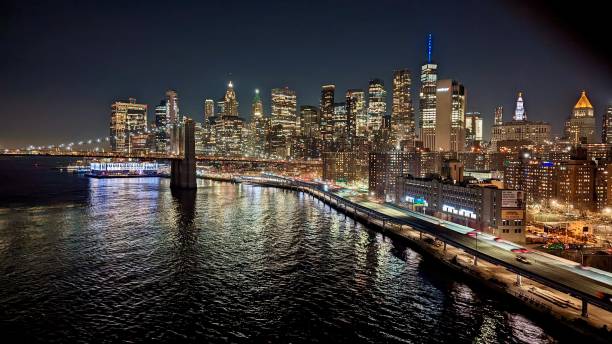 istock Illuminated Majesty: New York City Skyline at Night 2196310240