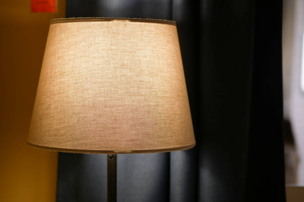 istock An Elegant Table Lamp that Provides Soft Light, Perfect for a Cozy Setting and Atmosphere 2196311144